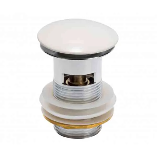 Concept piletta click-clack ceramica bianca 5/4 troppopieno
