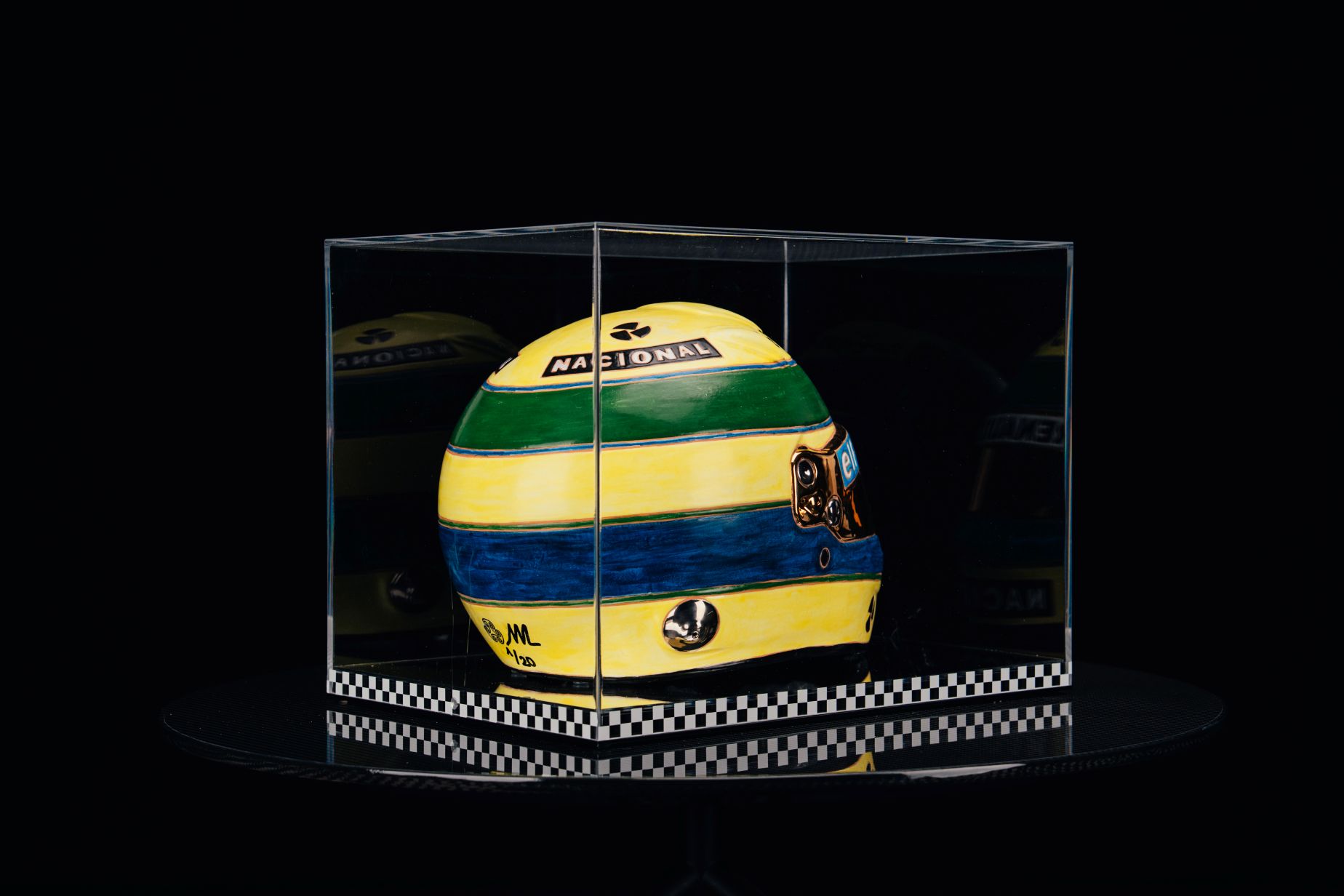 Cerasarda Art Helmets x MM Helm ASN86 casco ceramica Senna