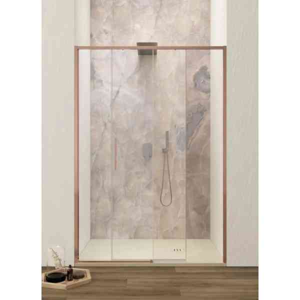Lacus Torcello LPST 10026GR porta doccia 100 cm oro rosa 6 mm