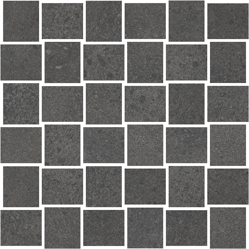 Recer Grand Stone 30x30 mosaico nero 4,4x5