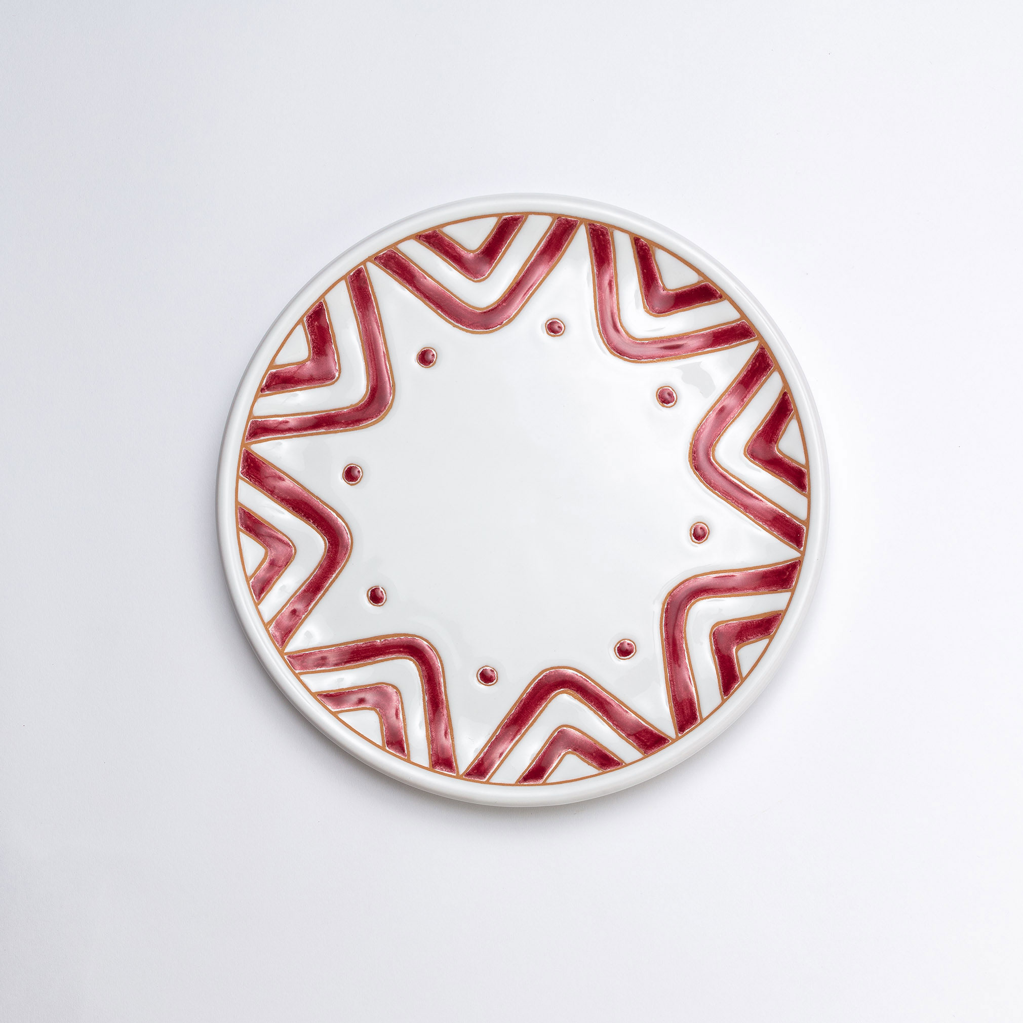 Cerasarda Eleonora Piatto piano ceramica 24 cm tavola