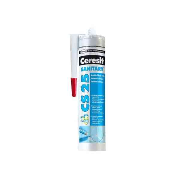 Ceresit CS25 Silicone Sanitario Trasparente 280 Ml