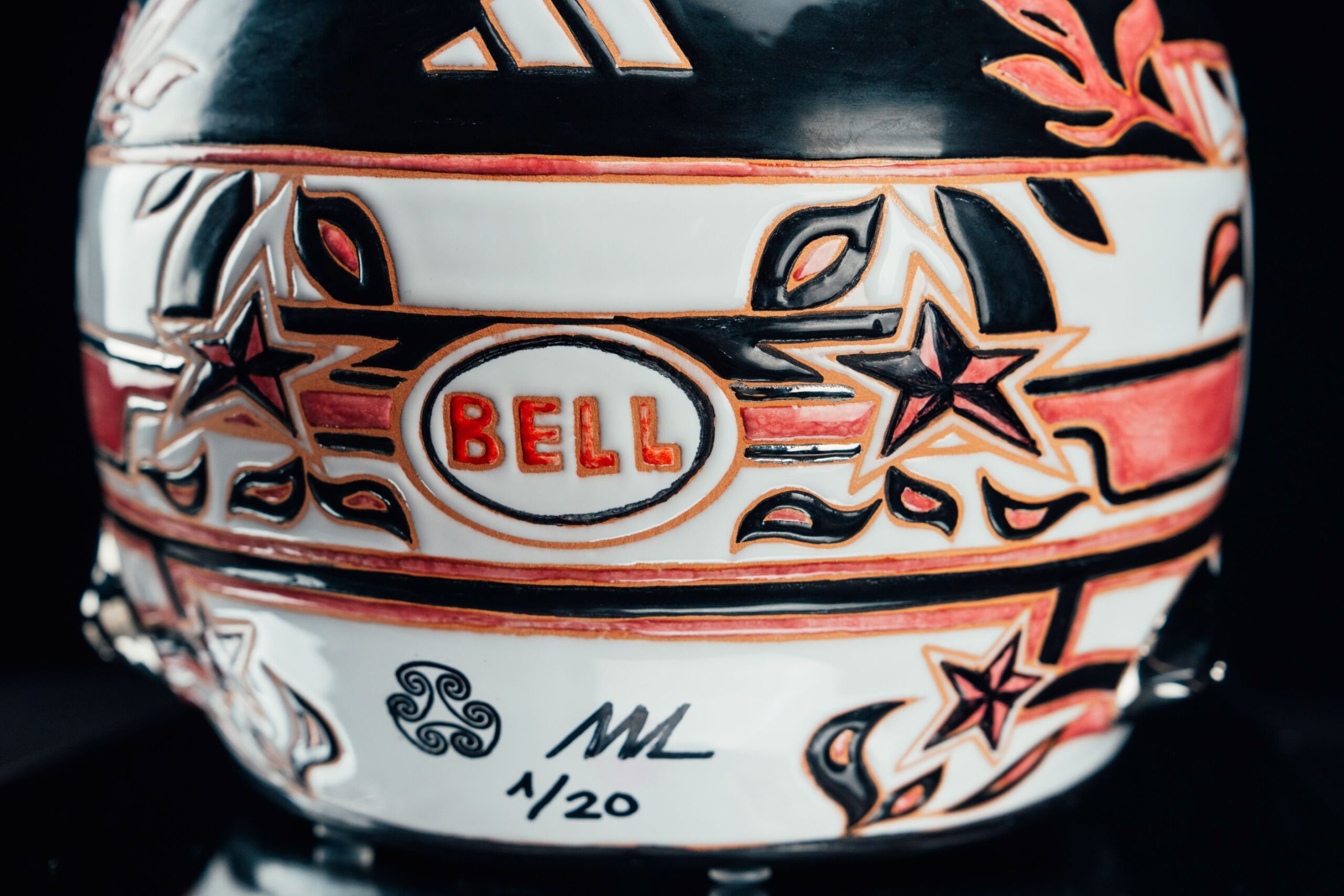 Cerasarda Helm KNT casco ceramica pezzo unico fatto a mano