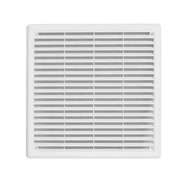 Haco VM 300x300 griglia ventilazione bianca con rete