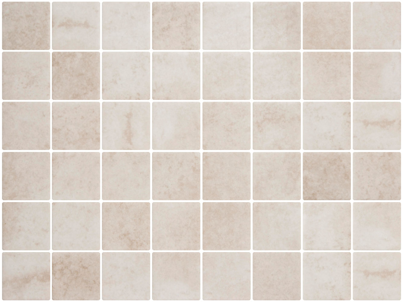 SQ Mosaic Kubu Fifty Akame mosaico beige opaco 50x50 mm