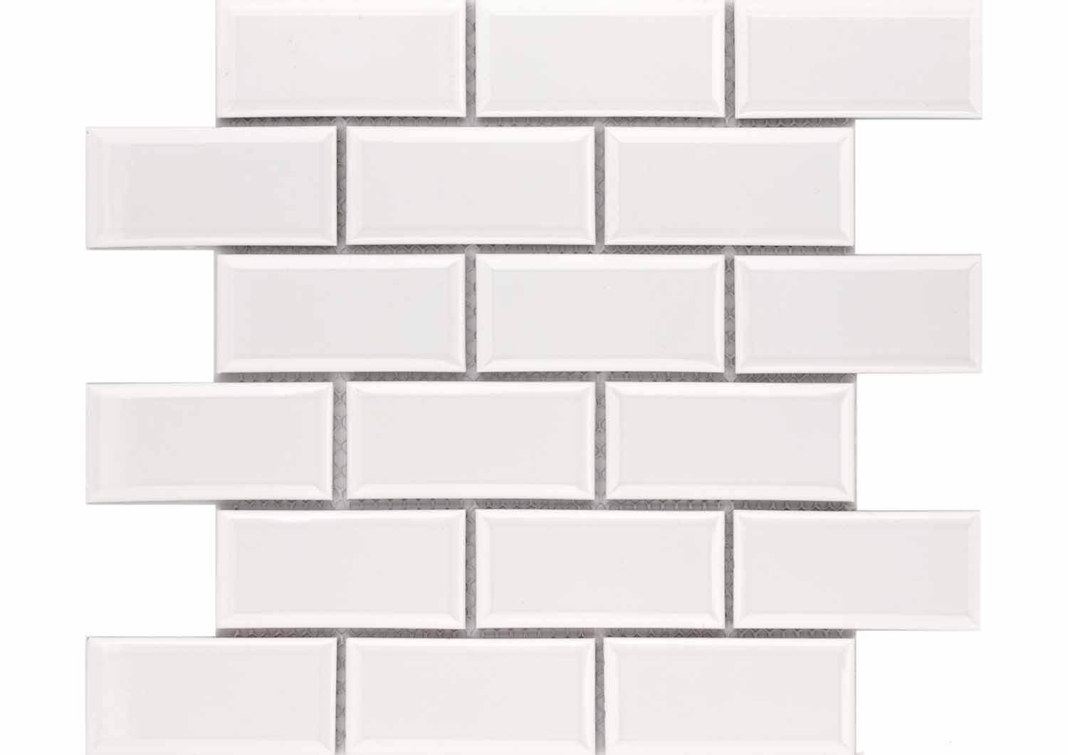 Roca Tiles Rock Art Listello Brick Blanco parete