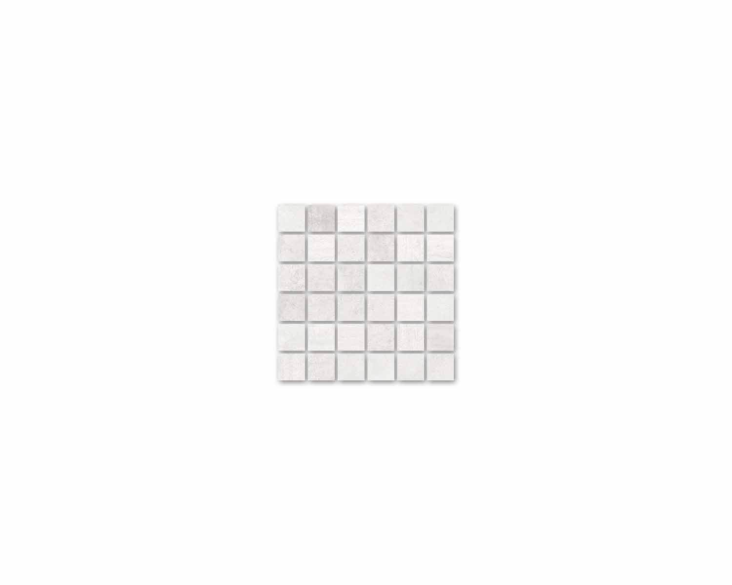 Roca Fusion Malla mosaico grigio cemento pavimento