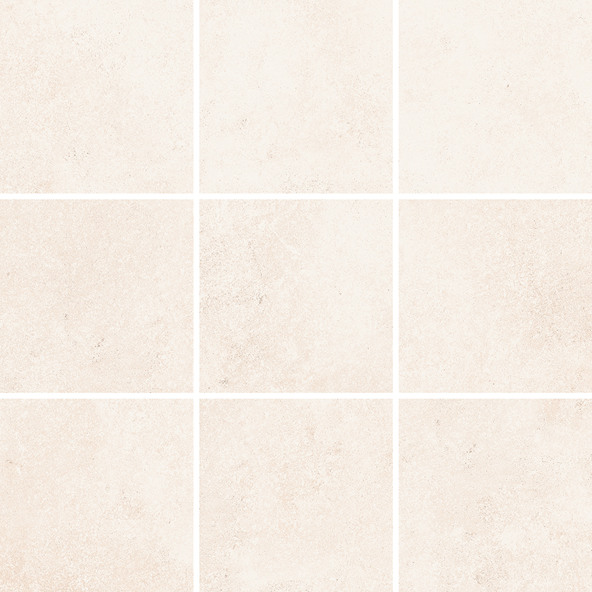 Recer Saluto White M10x10 piastrella bianca natural