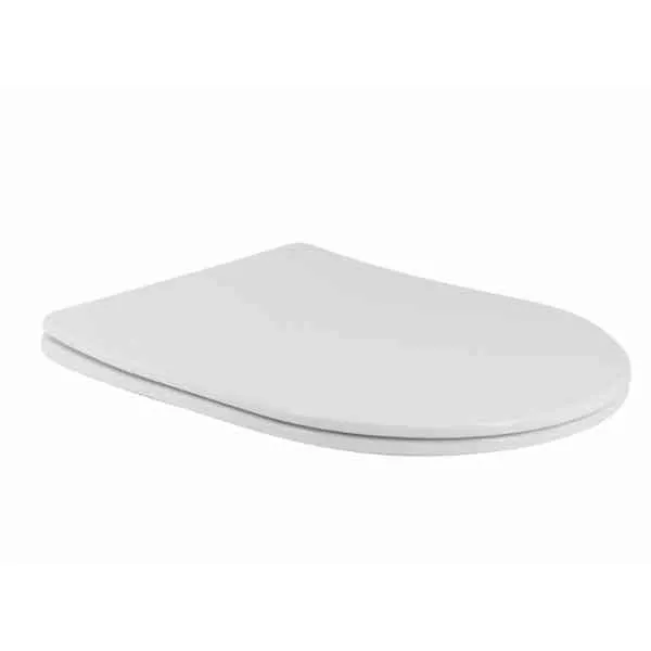 Perla copriwater duroplast tavoletta WC bianco soft close take off