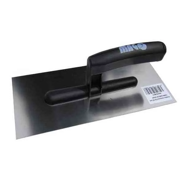 Magg frattazzo inox 270x130 mm manico PVC liscio