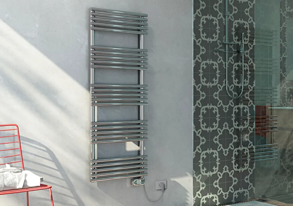 Viva Made Sandy Termoarredo Elettrico Inox Lucido