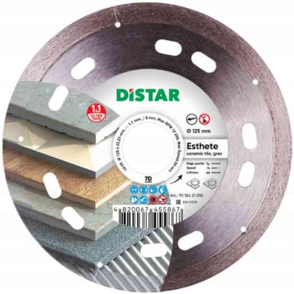 Distar Esthete 7D 1A1R disco diamantato 125 mm per gres