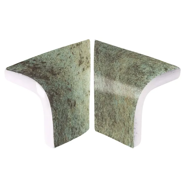 SQ Mosaic Special Finishes AB3 Okoze angolo verde opaco