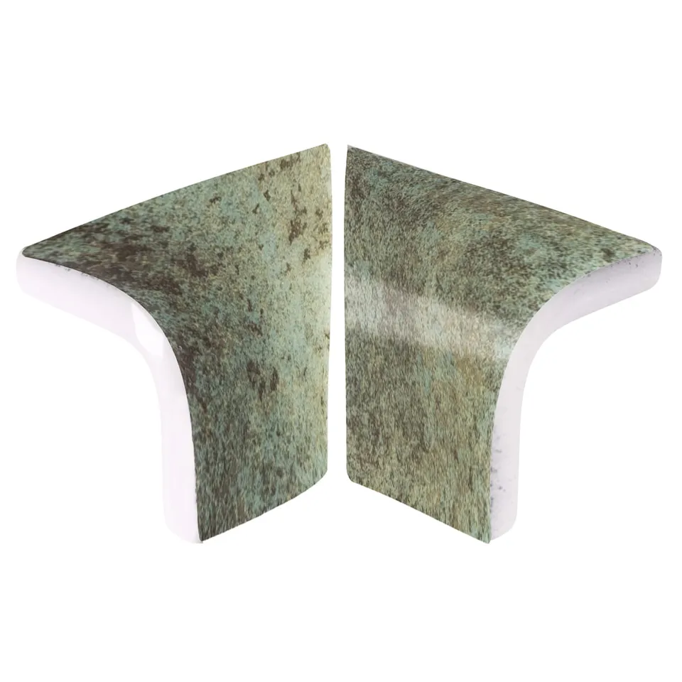 SQ Mosaic Special Finishes AB3 Okoze angolo verde opaco