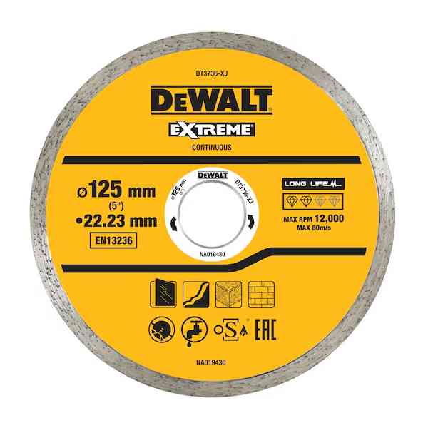 DeWalt DT3736-XJ Extreme Disco Ceramica 125 mm