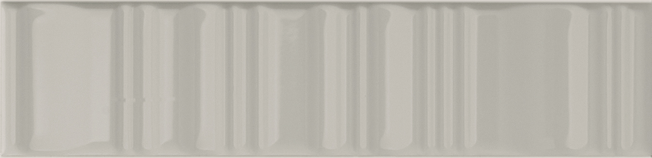 Recer Cromina 3D Glide Soft Grey piastrella 7,5x30 lucida