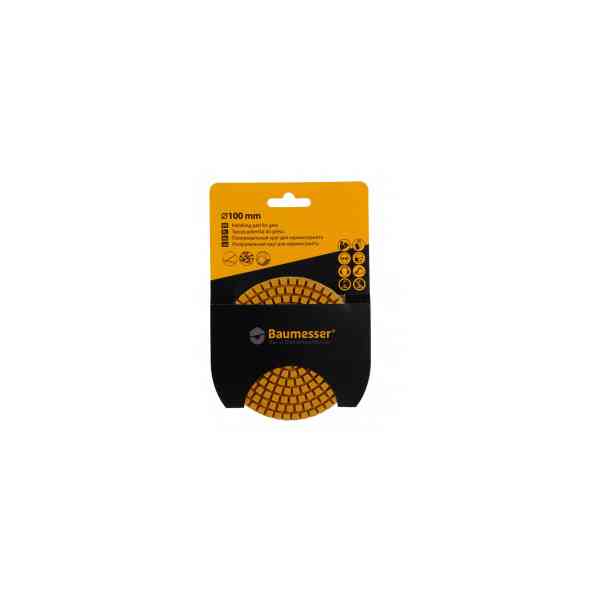 Baumesser disco diamantato flessibile 100 mm grana 120 Click-Lock