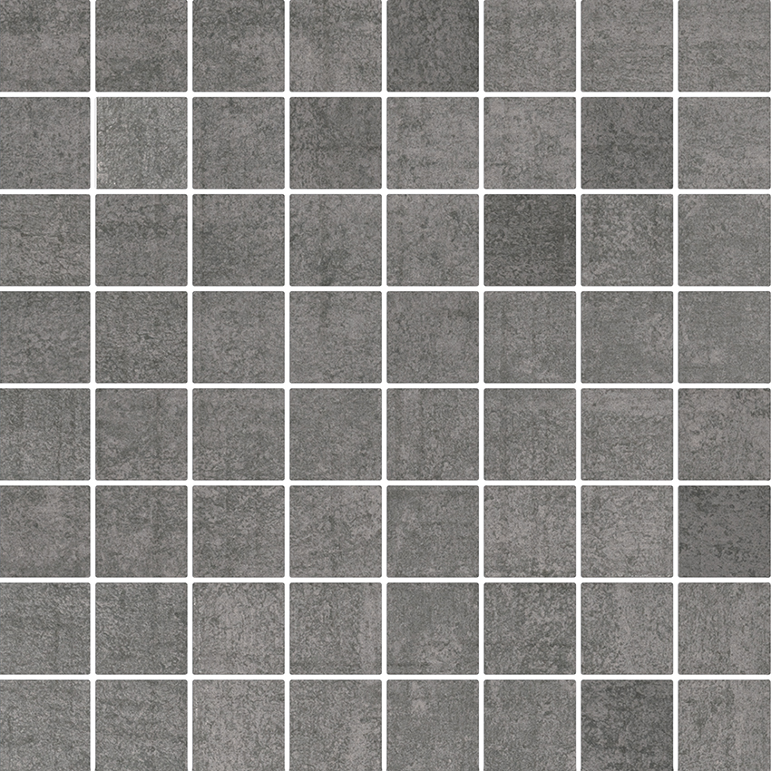 Recer Way Anthracite mosaico 30x30 tessere 3,5x3,5