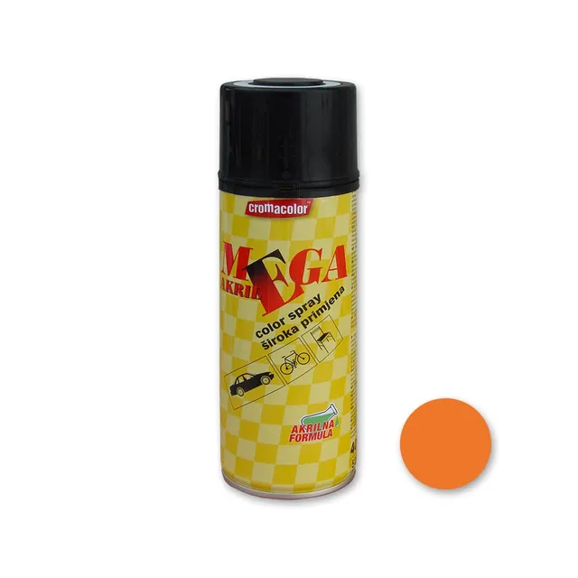 Cromacolor Acryl RAL 2004 spray 400 ml arancione