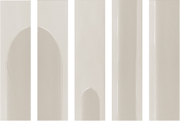 Recer Signature Loop White M7,5x30 piastrella bianca naturale