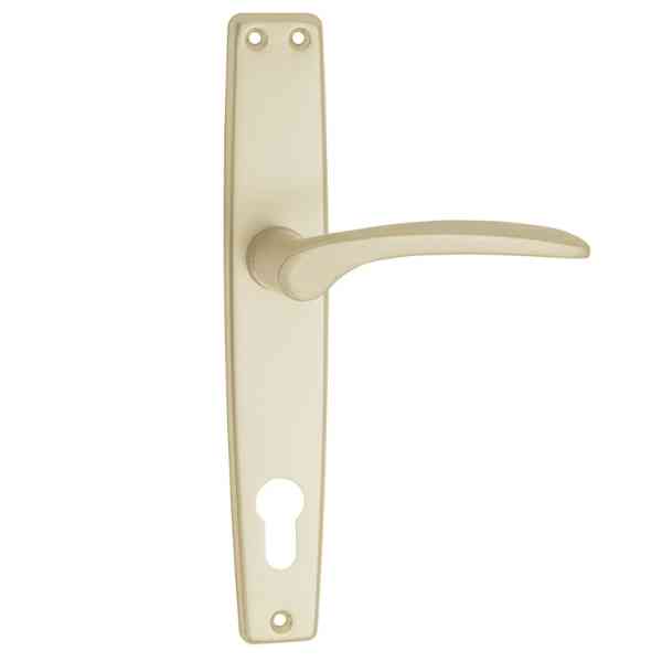 Brialma Europa maniglia porte alluminio F2 champagne cilindro