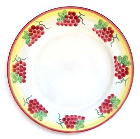Ceramica Pinto Pennellato VP2590 piatto piano maiolica vietrese