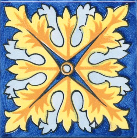 Ceramica Pinto Barocco Vietri VP662 piastrella maiolica a mano