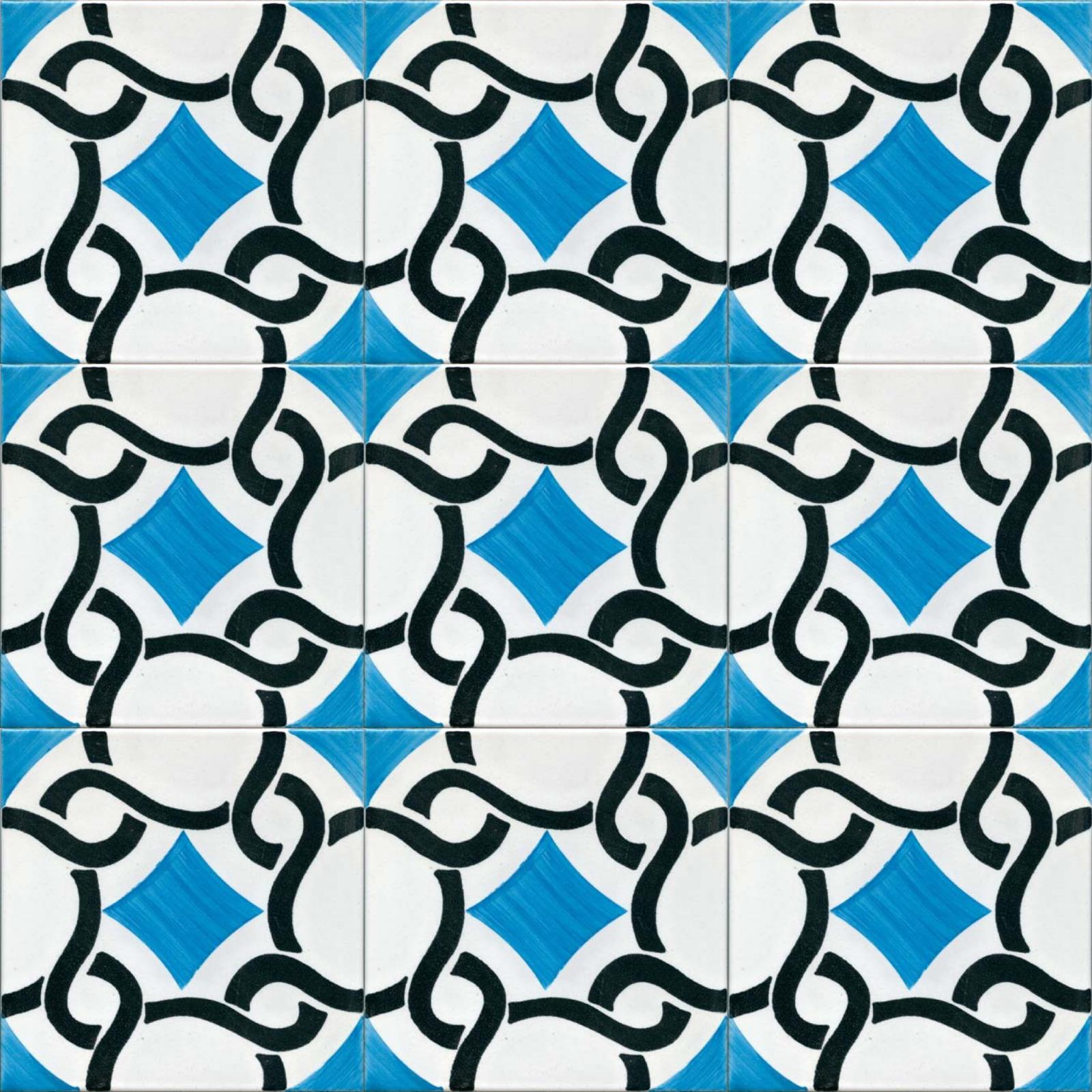 Ceramica Pinto Classico Vietri VP13378 piastrella maiolica a mano