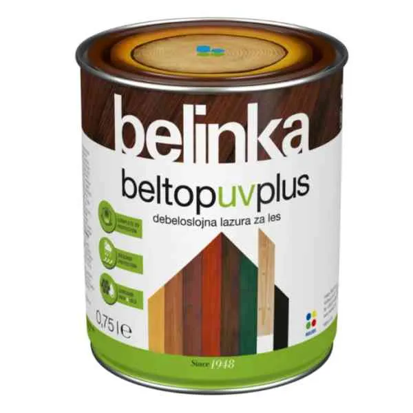 Belinka Beltop UV Plus impregnante legno 0,75L mogano 7