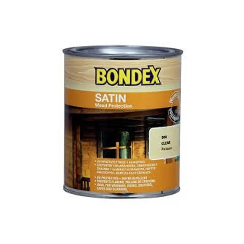 Bondex Satin impregnante legno 0,75 L teak S-003