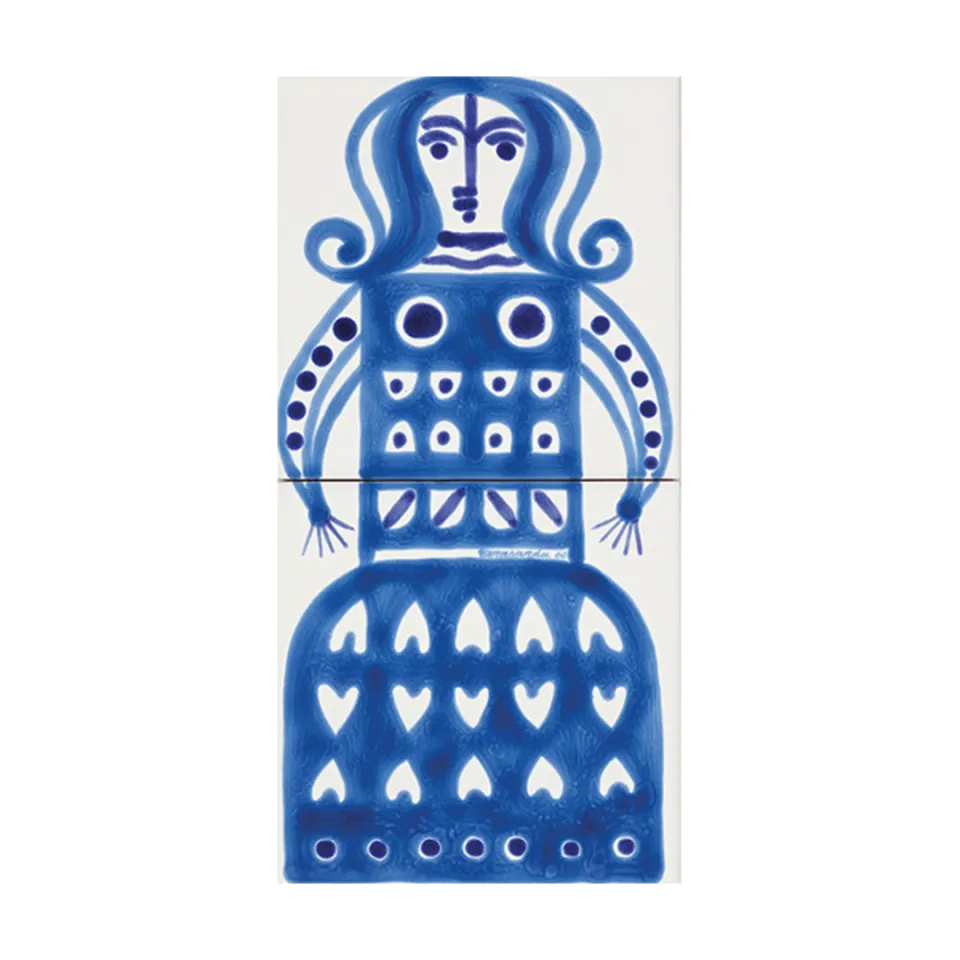 Cerasarda I Classici Dama 3 Comp Piastrella Blu 2 pz