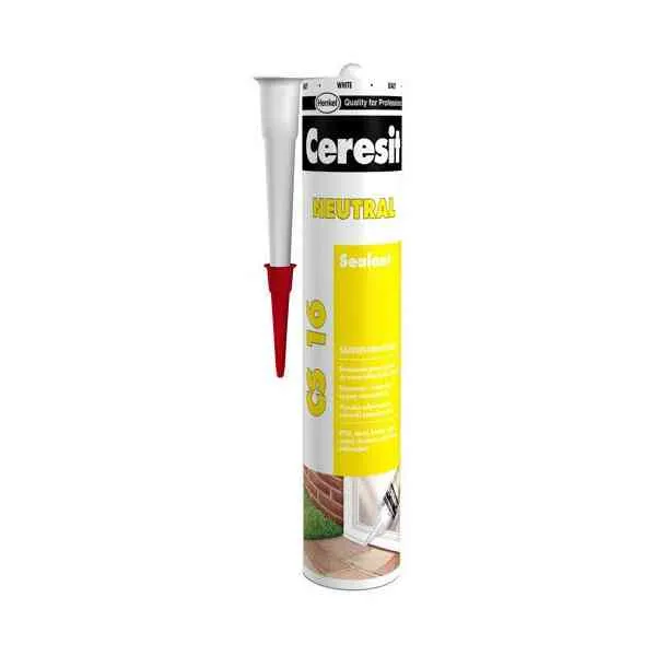 Ceresit CS16 silicone neutro trasparente 280 ml specchi