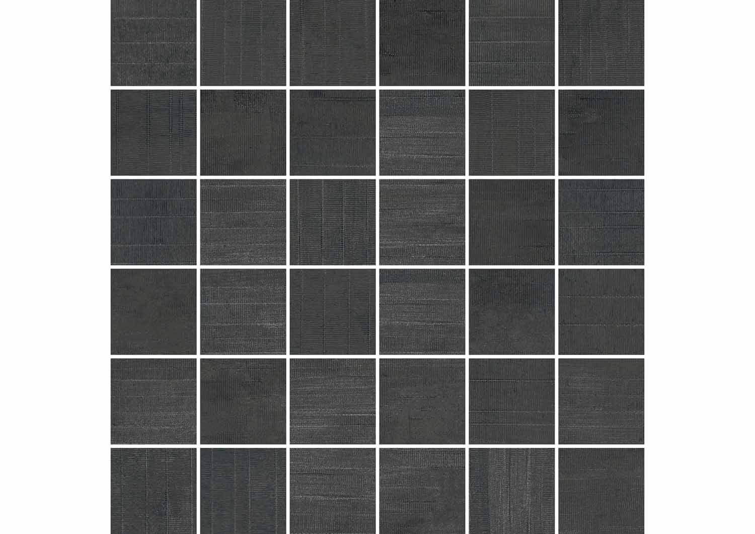 Roca Malla Negro mosaico nero effetto metallo