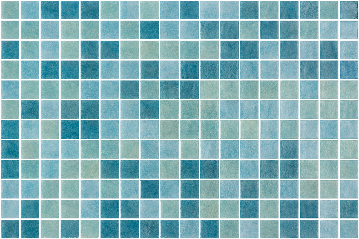 SQ Mosaic Genuine Spiny mosaico blu verde lucido