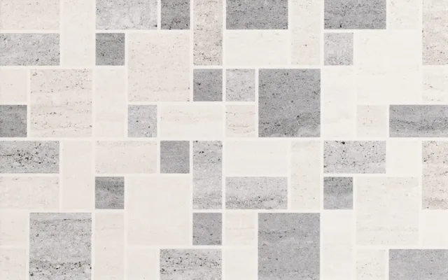 Recer Travertin Decor Grey 25x40 piastrella naturale grigia