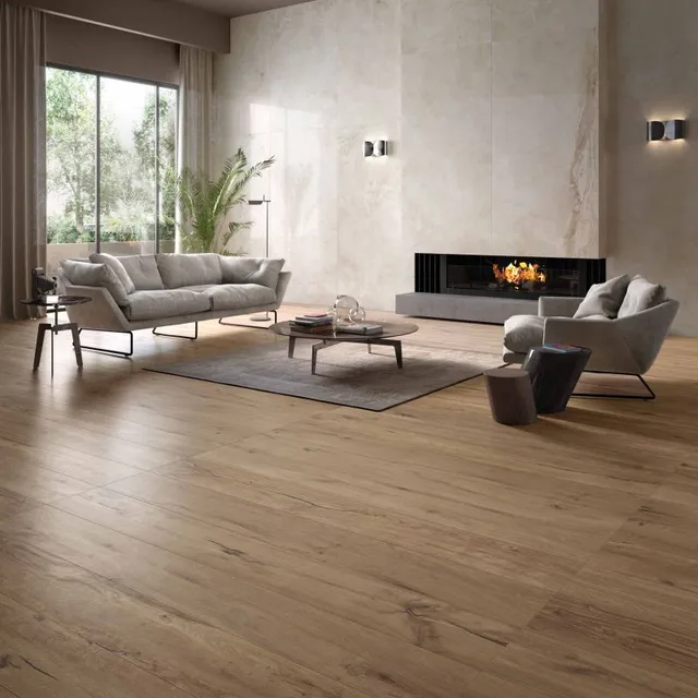Viva Made Cozy Havana Rett 20x120 piastrella effetto legno