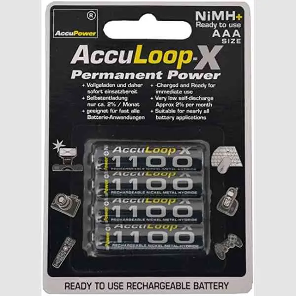 Acculoop-X AL1100-4 batterie ricaricabili AAA 4 pezzi