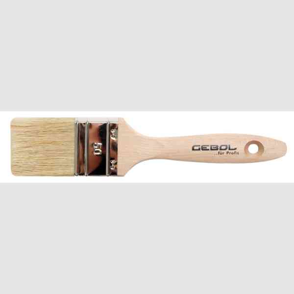 Gebol Maler Hell pennello piatto 40 mm manico legno