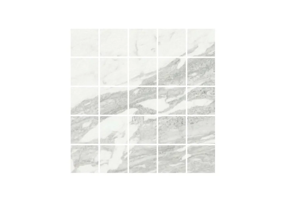 Roca Bernini Gris malla mosaico ceramica grigio effetto pietra