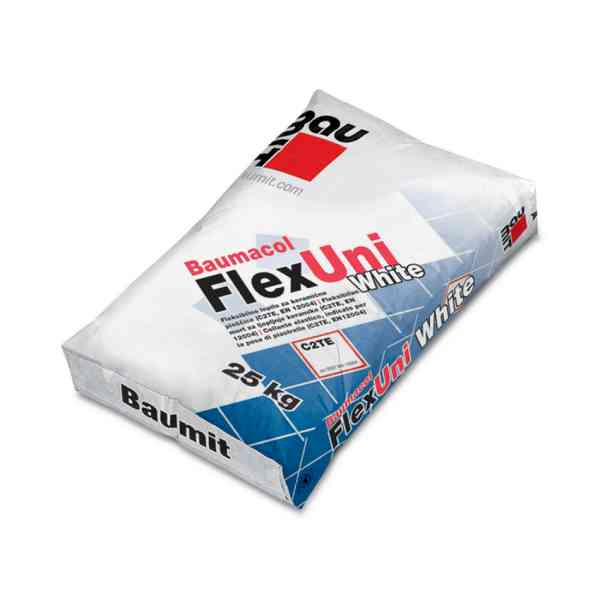 Baumit Baumacol FlexUni White colla piastrelle 25 kg C2TE