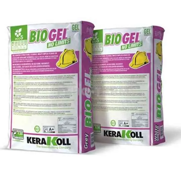 Kerakoll H40 Gel colla piastrelle grigio 25 kg C2TES1 flessibile