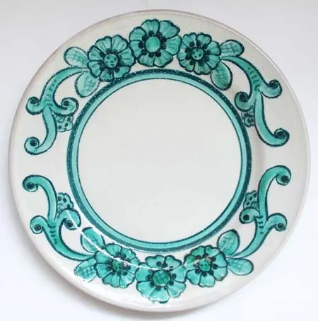 Ceramica Pinto Barocco Vietri VP17979 piatto floreale