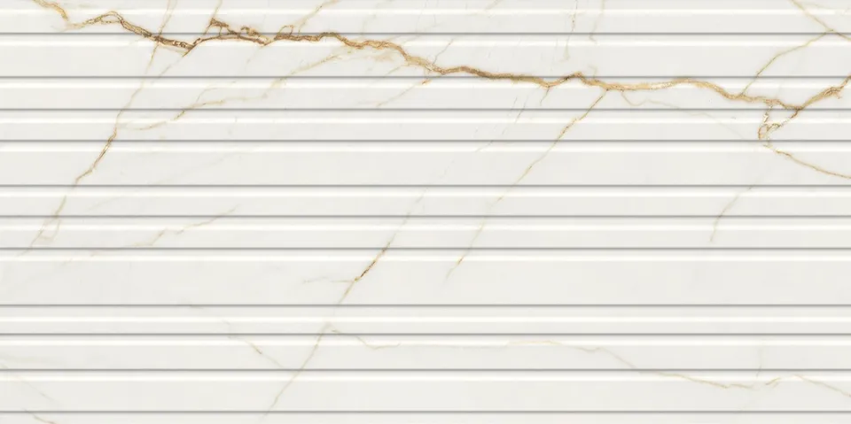 Recer Calacatta Auria Ripple Gold piastrella 30x60 lucida