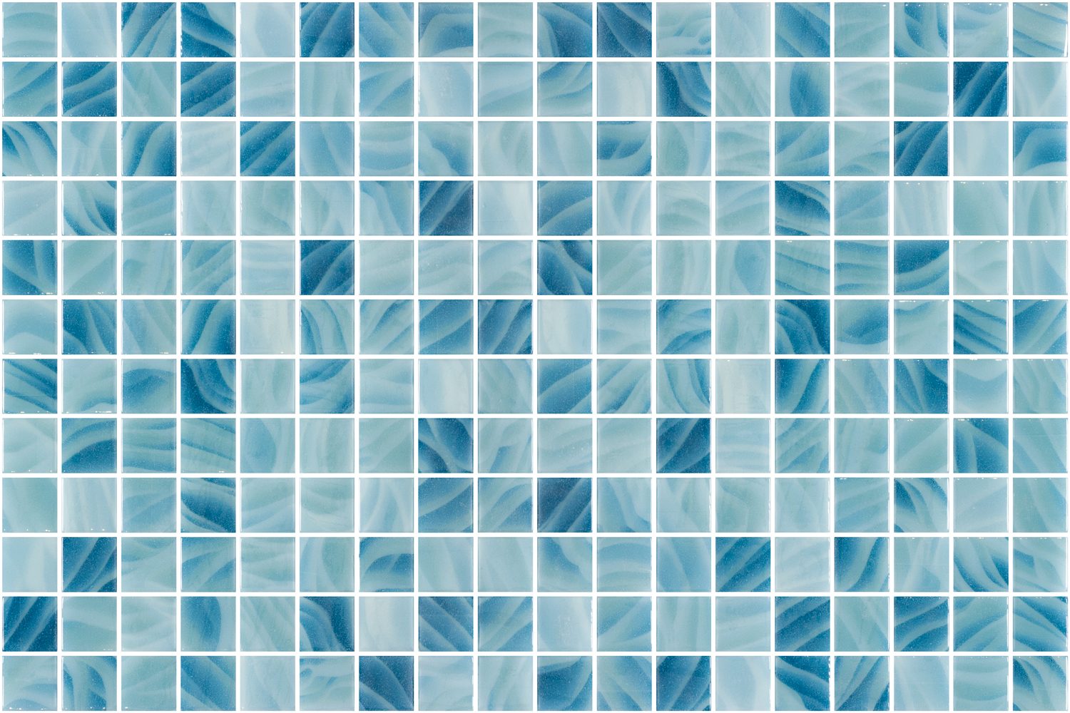 SQ Mosaic Identity Addis mosaico azzurro chiaro lucido