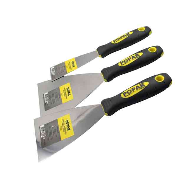 Popar spatola inox 30 mm manico bimateriale