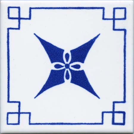 Ceramica Pinto Floreale VP4599 piastrella decoro mano