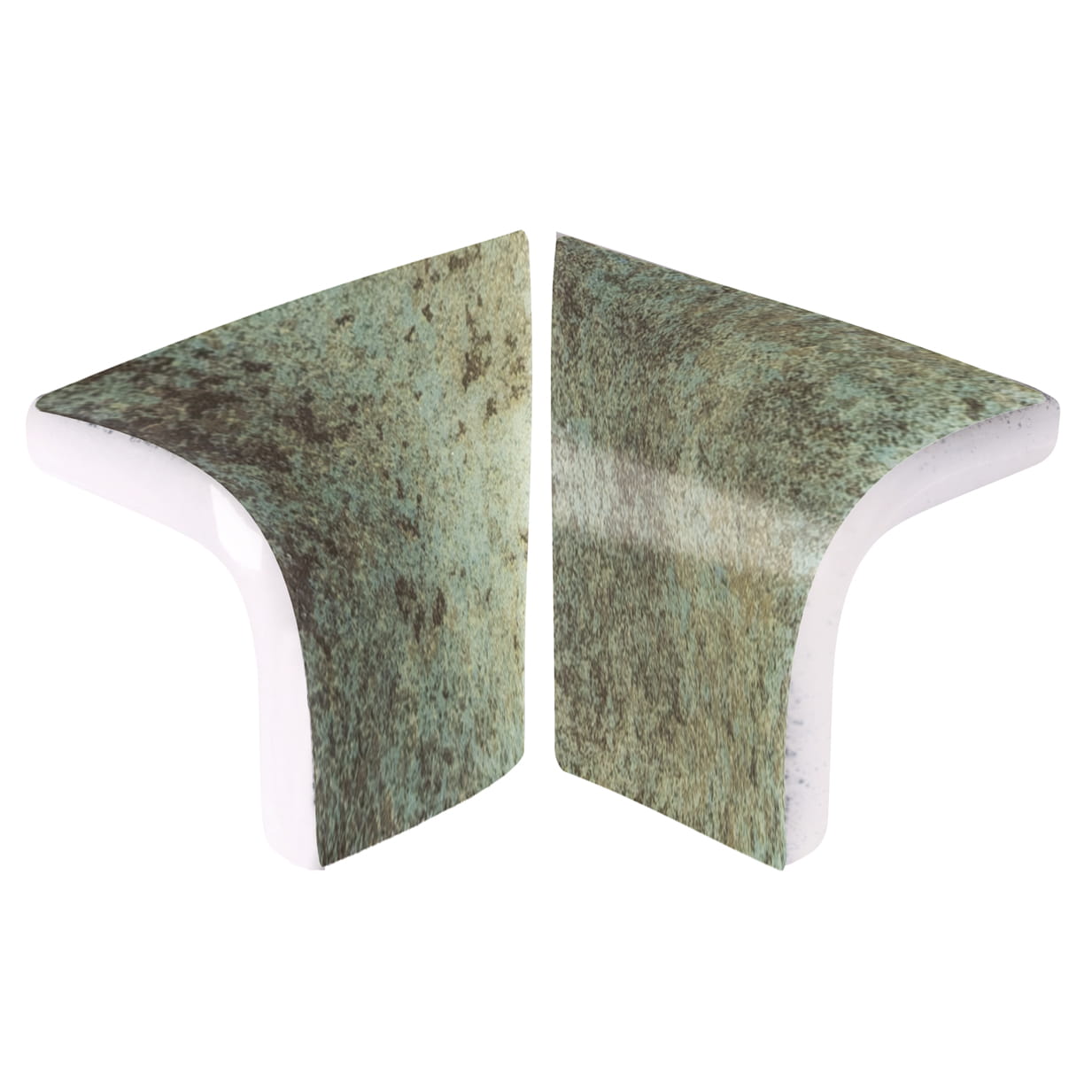 SQ Mosaic Special Finishes AB3 Okoze angolo verde opaco