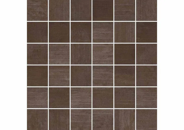 Roca Malla Oxido mosaico gres effetto metallo ruggine