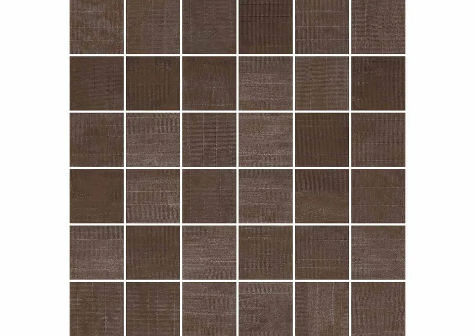 Roca Malla Oxido mosaico gres effetto metallo ruggine