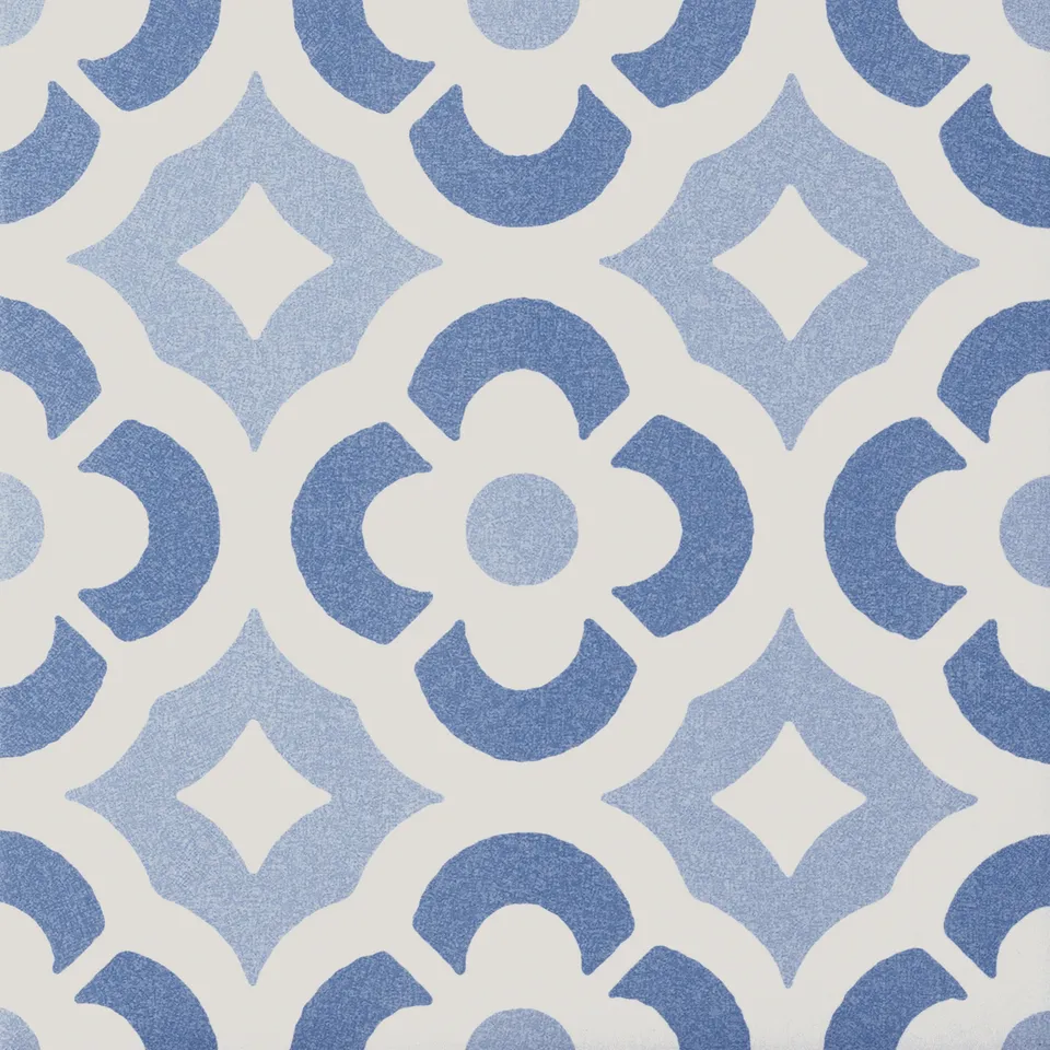 Recer Play Garden piastrella 33x33 blu naturale